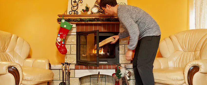 Rusted Metal Fireplace Restoration in Grand Junction, Colorado